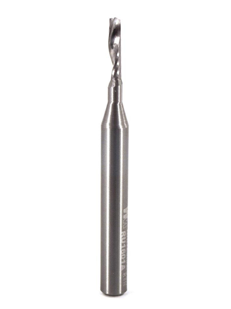 1/8" Single Flute Upcut O Flute for Hard Plastic