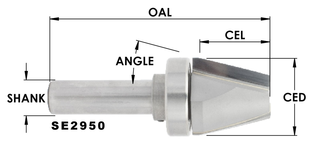3 Flute Plug Cutter Solid Surface Repair Set (SE2992) Southeast Tool