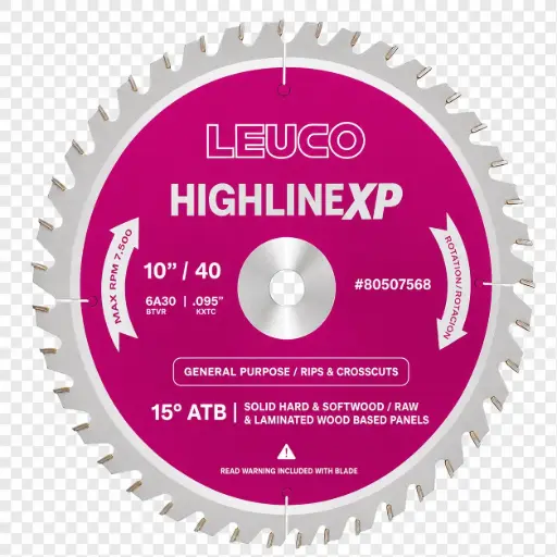 10" Highline XP Saw Blade Z24 - Leuco 80507570 