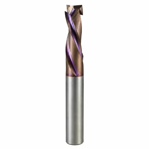 3/8" 3 Flute Coated Mortise Router Bit (CTN 8523) Leuco CTN 8523 