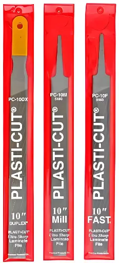 10" Duplex Hand Files Plastic Cutting Tool (PC-10DX) Practical Products PC-10DX 
