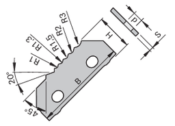 Multi Scraper Knives HW